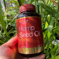 🍀 (Hàng Úc) Date 04/2026 - Viên uống Microgenics Hemp Seed Oil 1100mg 120 viên tinh dầu hạt gai tăng cường sức khỏe