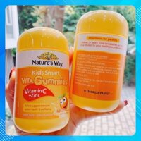 [ Hàng Úc] KẸO DẺO VITAMIN C VÀ KẼM NATURE'S WAY KIDS SMART VITA GUMMIES VITAMIN C + ZINC - 60 VIÊN -{{store}}