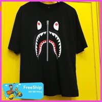 [ Hàng VNXK ] Áo Thun Tay Lỡ BAPE TEE Unisex (Trắng - Đen) áo thun style hàn quốc,phong cách,chất liệu thoáng mát
