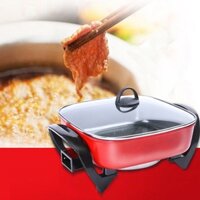 [ Hàng xịn] Chảo lẩu điện, nướng đa năng 4l hình vuông