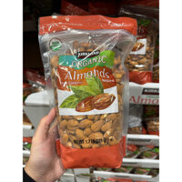 🌰🇺🇸 HẠT HẠNH NHÂN HỮU CƠ CỦA MỸ KIRKLAND SIGNATUR ORGANIC ALMONDS FROM CALIFORNIA NONPAREIL GÓI 771G U.S.A 🇺🇸