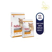 [ hạt mèo ] Thức Ăn cho Mèo Hạt Reflex  vị Gà và Gạo  Cho Mèo Lớn và Mèo Con 2kg