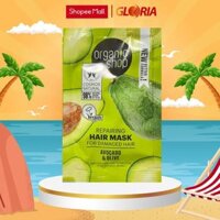 [ HB Gift ] Mặt Nạ Ủ Tóc Organic Shop Repairing Hair Mask For Damaged Hair Olive & Avocado 6ml