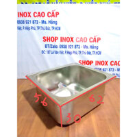 ( HCM ) - Chậu rửa chén bát - Bồn rửa chén Bát đơn không cánh INOX Cao Cấp SUS 304 - Mã: CRA10 – 625630I3 - tr1 -