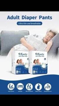 [ HCM ] Combo 100 Miếng Tả Quần/ Tả Dán Người Lớn- Người Già Epoly/Ipaly Siêu Tiết Kiệm Thấm Hút Tốt Size M/L/XL