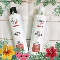 [ HCM ] Dầu gội, xả ngăn rụng tóc nioxin system 4 300ml