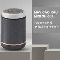 [ HCM ] Máy Cạo Râu Mini Nhật Bản Chống Nước SH-588 Lưỡi Dao Cạo Râu 3 Cạnh Tự Mài Không Trầy Xước Cạo Khô Cạo Ướt 360