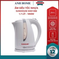 ( HCM - SHIP 2H ) Ấm siêu tốc bình đun nước SHD1300 SUNHOUSE công suất 1850W chất liệu nhựa cao cấp an toàn sức khỏe