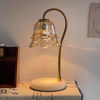 [ HẸN GIỜ+ CHỈNH SÁNG] Đèn đốt nến thơm hoa ly kép