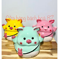 👉 HEO ĐẤT👌 HEO ĐEO TÚI size 23*21(cm) THẠCH CAO ĐỂ TIẾT KIỆM, TRƯNG BÀY, TRANG TRÍ SIÊU XINH