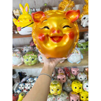 👉 HEO ĐẤT👌 HEO ĐỒNG TIỀN size 25*22*25(cm) THẠCH CAO ĐỂ TIẾT KIỆM, TRƯNG BÀY, TRANG TRÍ SIÊU XINH