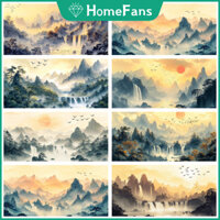 【 Hf 】 Tranh Canvas Phong Cảnh 95x55cm, Tranh Phong Cảnh Đỏ Hoàng Hôn Đẹp Tranh Treo Tường Nghệ Thuật Trang Trí Áp Phích Cho Phòng Khách Phòng Ngủ In Hình Ảnh