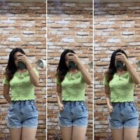 [ Hình thật ] Áo thun nữ len thổ cẩm mỏng nhẹ loại vải đẹp màu sáng freesize hot trend