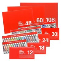[ HKUK ] Màu nước dạng tuýp Holbein Artists’ Watercolor HWC Tube 18 , 24 , 30 , 48 , 60 , 108 màu – set 5 ml