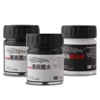 [ HKUK ] Mực Cupid dùng cho bút sắt vẽ truyện tranh ( có sẵn trắng, đen )