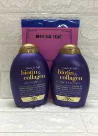 ( HN ) Bộ dầu gội xả chống rụng tóc biotin collagen 385ml
