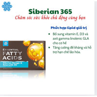 [ Hỗ trợ dị ứng ] Thực phẩm bảo vệ sức khỏe Essential Fatty Acids Siberian Borage & Amaranth Oil – 30 viên/hộp