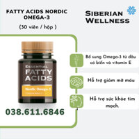 [ Hỗ trợ tim mạch - T2/24 ] Thực phẩm bảo vệ sức khỏe Essential Fatty Acids Nordic Omega-3 – 60 viên/lọ