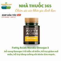 [ Hỗ trợ tim mạch ] Thực phẩm bảo vệ sức khỏe Essential Fatty Acids Nordic Omega-3 – 30 viên/lọ