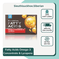 [ Hỗ trợ xơ vữa lòng mạch ] Thực phẩm bảo vệ sức khỏe Essential Fatty Acids Omega-3 Concentrate & Lycopene – 30 viên/hộp