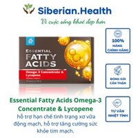 [ Hỗ trợ xơ vữa lòng mạch ] Thực phẩm bảo vệ sức khỏe Essential Fatty Acids Omega-3 Concentrate & Lycopene – 30 viên/hộp