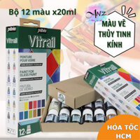 [ Họa cụ AnZ ] Màu vẽ kính Pebeo Vitrail Discovery - Màu vẽ kính , thủy tinh