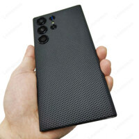 ✷ ❈ Họa tiết da Decal tổ ong cho Samsung Galaxy S24 S23 S22 S25 Ultra Back Bảo vệ màn hình Bìa phim 3M Bọc Vinyl Sticker