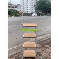 ( HOẢ TỐC 1 GIỜ) Kệ sách sắt đa năng 4 tầng dài 40cm