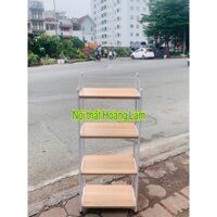 ( HOẢ TỐC 1 GIỜ) Kệ sách sắt đa năng 4 tầng dài 50cm