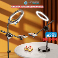 🔥 hỏa tốc 🔥 Đèn live stream 26cm chân 1.6 m hạ được xuống 55 cm livestream makeup