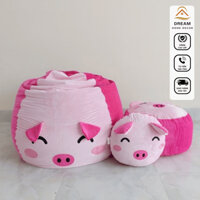 [ Hỏa Tốc ] Ghế lười hạt xốp, ghế đọc sách thư giãn hình heo dễ thương