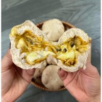 ( Hỏa tốc Hà Nội)  Bánh bao nguyên cám gà nấm phô mai một hộp 6c