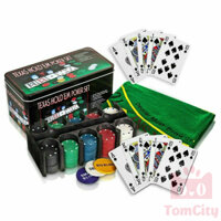 [ Hỏa tốc HCM ] Bộ Phỉnh poker 100 200 300 chip Cao Cấp