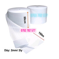 [ Hỏa tốc HCM ] Bọc Lót Hàng Hóa, Lót Sàn Gỗ , Xốp Foam Chống Sốc 2ly / 2mm Khổ 50cm x 150m