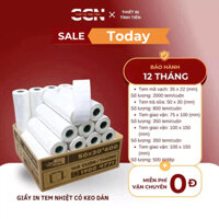 [ HỎA TỐC HCM ] Cuộn in tem nhiệt kích thước 35x22, 50x30, 75x100,100x150 - In tem nhãn sản phẩm,trà sữa, in đơn SHOPEE