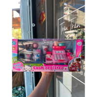 [ Hỏa tốc HCM] Đồ Chơi Máy Tính Tiền Hello Kitty Có Âm Thanh Có Đèn