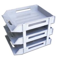 [ HOẢ TỐC ] Kệ hồ sơ 3 tầng lắp ghép ráp Xukiva 190-3. - Văn phòng phẩm Thu Thảo