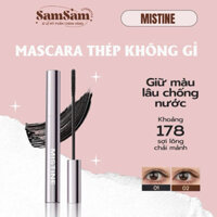 ( HOẢ TỐC ) Mascara Đầu Thép Không Gỉ Làm Cong Dài Mi Lâu Trôi MISTINE Curling Lasting Mascara