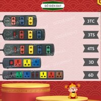 [ HỎA TỐC] Ổ cắm điện LIOA 3 lỗ có công tắc, dây dài 5m, 3m nhiều loại - chính hãng