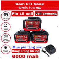 ( HỎA TỐC ) Pin 15 Cell SAMSUNG DREW  Plus, Chống Ngắt Tải, Vỏ Nhựa Abs ,