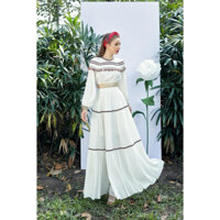 [ HOẢ TỐC ] SET VÁY THỔ CẨM ĐI BIỂN