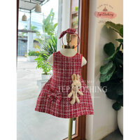 [ HOẢ TỐC] 𝐁𝐔𝐍𝐍𝐘 Set Váy Suông Kèm Áo Khoác Cho Bé By Tep Clothing