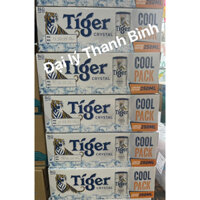 [ hỏa tốc] thùng 24 lon bia Tiger bạc Cool Pack 250ml