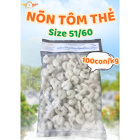 [ HỎA TỐC TPHCM ] TÚI 1KG TÔM THẺ TƯƠI LỘT VỎ ĐÔNG LẠNH SIZE VỪA 120CON