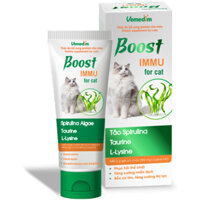 ( Hỏa tốc) Vemedim Boost IMMU for cat gel dinh dưỡng bổ sung L-lysine, taurine, Omega khoáng tảo biển cho mèo, tuýp 60g
