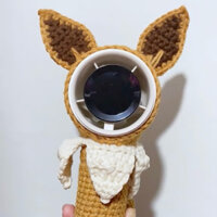 ( Hoả Tốc) Vỏ bọc quạt cầm tay Goojodoq len handmade Genxyz handmade