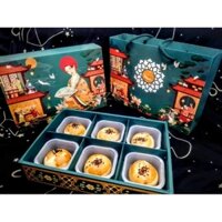 [ Hỏa Tốc]Set 6 cái bánh lava kèm hộp làm quà tặng sang xịn