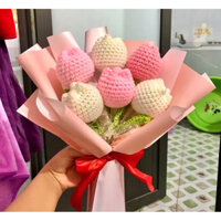 💯 Hoa tulip bằng len bó bự nhiều màu sắc. Hoa handmade len cực xinh cho các bạn nữ. Tán ny bao đỗ😘🥰