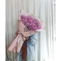 [ Hoa Valentine -HOA BABY TƯƠI HÀ NỘI ] bó hoa baby hồng, hoa tình yêu ,hoa tỏ tình