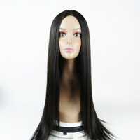 [ HOÀN XU 20% Đơn 0 Đồng] Bộ tóc giả nữ Hàn Quốc nguyên đầu màu ĐEN + tặng kèm lưới ONLINE_SHOPPING_1102